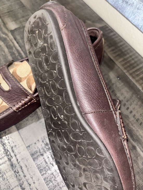 Coach Men's Signature C Logo Loafers SZ 9 - Picture 10 of 12
